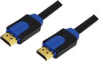 LogiLink CHB1103 HDMI-kabel HDMI Aansluitkabel HDMI-A-stekker, HDMI-A-stekker 3.00 m Zwart 4K UHD