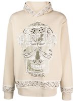 Philipp Plein hoodie à motif cachemire - Tons neutres - thumbnail