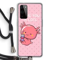 Love You A Lotl: OnePlus 9 Pro Transparant Hoesje met koord