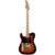 G&L Tribute ASAT Classic Lefty 3-Tone Sunburst MN linkshandige elektrische gitaar