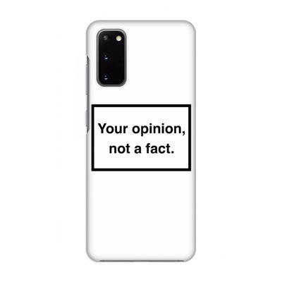 Your opinion: Volledig geprint Samsung Galaxy S20 Hoesje