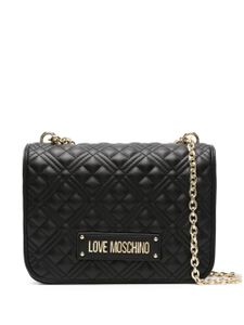 Love Moschino sac porté épaule à design matelassé - Noir