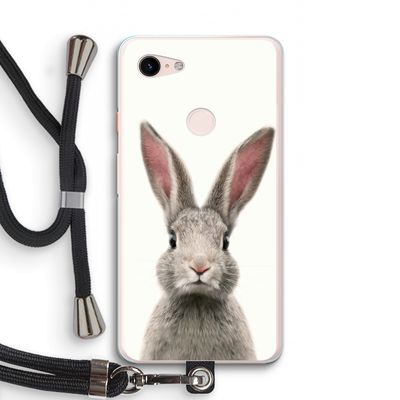 Daisy: Pixel 3 XL Transparant Hoesje met koord