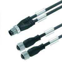 Weidmüller 9457490500 Sensor/actuator connector, geassembleerd M12 Aantal polen (sensoren): 3 Stekker, recht, Bus, recht 5.00 m 1 stuk(s)