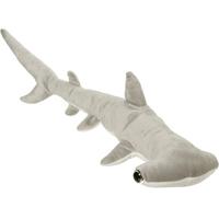 Nature Planet pluche Hamerhaai knuffel - 60 cm - grijs - zeedieren