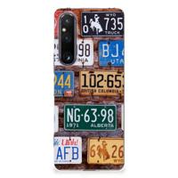 Sony Xperia 1 V | Siliconen hoesje | met foto Kentekenplaten