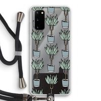 Boompje: Samsung Galaxy S20 Transparant Hoesje met koord