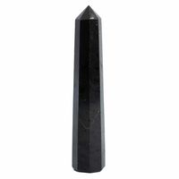 Edelsteen Obelisk Punt Zwarte Toermalijn - 90-120 mm - thumbnail