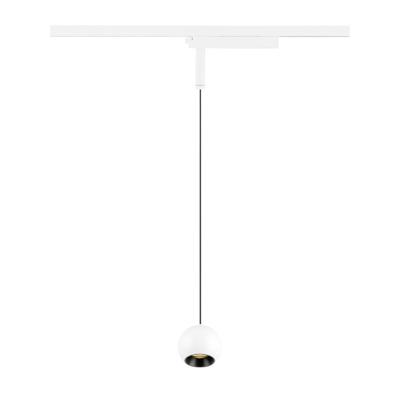 SLV Hanglamp voor railLight Eye 2.0 1-fase wit met zwart 3000K - 1010455