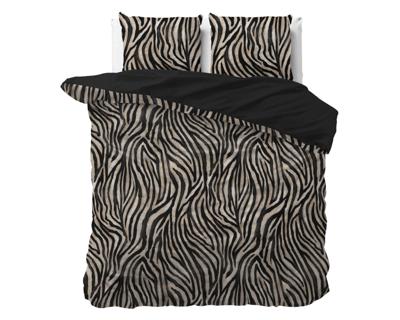 Sleeptime Zebra icon Zwart 200 x 200/220 cm