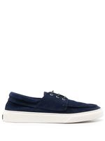 Woolrich suede boat shoes - Bleu