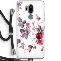 Mooie bloemen: LG G7 Thinq Transparant Hoesje met koord