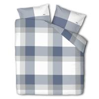 Dekbedovertrek McGregor Katoen Flanel Blue Check Ruiten 240x240 Cm Verwarmend McGregor - Dekbed-Discounter.nl