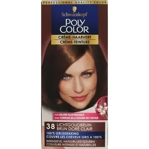 Schwarzkopf Poly Color Semi Permanente Haarverf nr. 38 Lichtgoudbruin