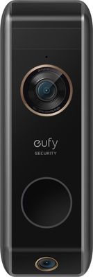 EufyVideo Doorbell Dual (2K Battery-Powered) add on Doorbell Slimme deurbel Zwart