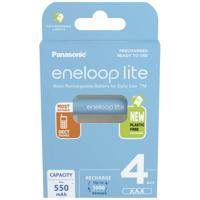 eneloop eneloop lite HR03 Oplaadbare AAA batterij (potlood) NiMH 550 mAh 1.2 V 4 stuk(s) eneloop eneloop lite HR03 Oplaadbare AAA batterij (potlood) NiMH 550 mAh 1.2 V 4 stuk(s)