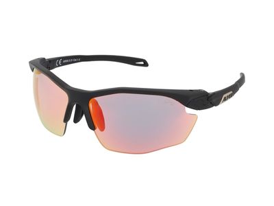 Zonnebrillen Alpina Twist Five HR QVM+ Black Matt/Rainbow Mirror