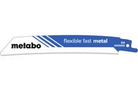 Metabo Accessoires Reciprozaagbladen | "Flexible Fast Metal" | (5 st.) | BiM | 150x1.8mm | curved - 626568000