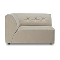 HKliving Vint bank left 1,5-seat Pure Ivory
