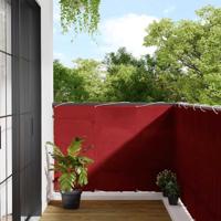 Balkonscherm Rood 120x800 cm 100% Polyester Oxford Balkonscherm Rood 120x800 cm 100% Polyester Oxford
