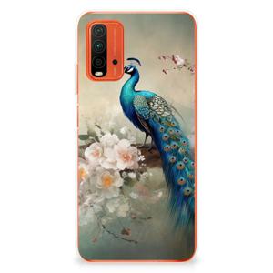 TPU Hoesje voor Xiaomi Poco M3 Vintage Pauwen