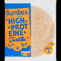 Jumbo&apos;s High Proteine Tortilla Large 6 Stuks