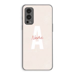 Strawberry Milkshake: OnePlus Nord 2 5G Transparant Hoesje
