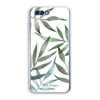 Tropical watercolor leaves: Honor 10 Transparant Hoesje
