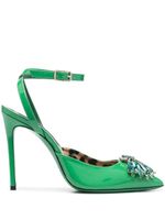 Philipp Plein escarpins 110 mm ornés de cristaux - Vert - thumbnail