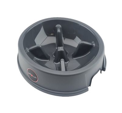 Jack-and-Vanilla Anti schrok hondenvoerbak - Rond - XL - Grijs