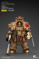 Warhammer The Horus Heresy Action Figure 1/18 Legio Custodes Aquilon Terminator Squad Aquilon with Infernus Firepike 14 cm