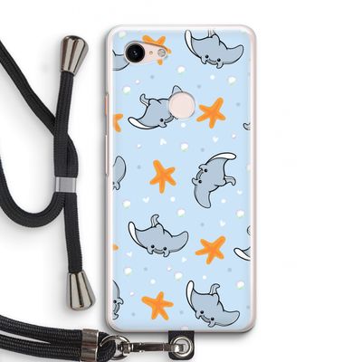 Manta: Pixel 3 Transparant Hoesje met koord