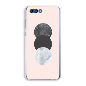 Marmeren cirkels: Honor 10 Transparant Hoesje