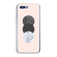 Marmeren cirkels: Honor 10 Transparant Hoesje