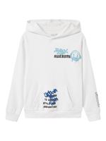 Name it winter hoodie jongens - wit - NkmLucian