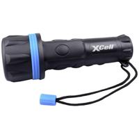 XCell Rubber 2D Zaklamp werkt op batterijen LED 50 lm 12 h 191 - thumbnail