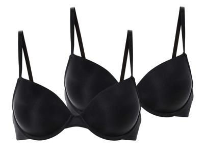 esmara 2 dames BH&apos;s (Zwart, 85B)