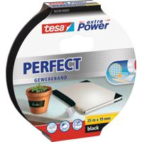 tesa PERFECT 56339-00002-01 Textieltape tesa extra Power Zwart (l x b) 25 m x 19 mm 1 stuk(s) - thumbnail