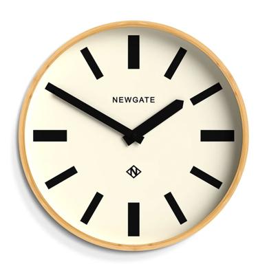Newgate Mauritius Wandklok in Bamboe - Bold