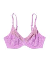 HEMA Niet voorgevormde kanten bh met beugel paars (paars)