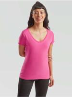 FRUIT OF THE LOOM LADIES ICONIC 150 V-NECK T T-SIRT