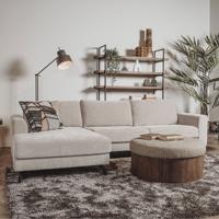 Tower Living 2,5-zits Loungebank 'Highlands' Links, kleur Grijs