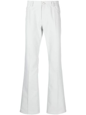 Courrèges pantalon droit à patch logo - Gris