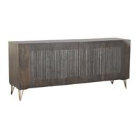Dressoir DKD Home Decor Metaal Bruin Mangohout (177 x 45 x 77 cm)