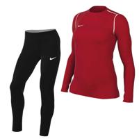 Nike Park 20 Crew Trainingspak Dames Rood Wit - thumbnail