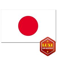 Luxe vlag Japan - Japanse vlag - polyester - 100 x 150 cm - WK landen vlaggen