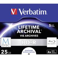 Verbatim 43823 M-Disc Blu-ray 25 GB 5 stuk(s) Jewelcase Bedrukbaar