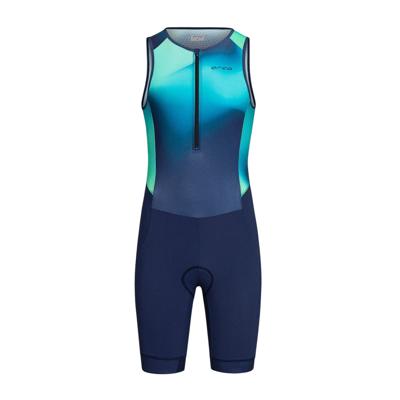 Orca Athlex Race Suit V2 mouwloos heren blauw/groen