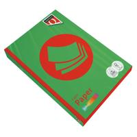 Kopieerpapier Quantore Colour A4 120gr grasgroen 250 vel | 5 stuks