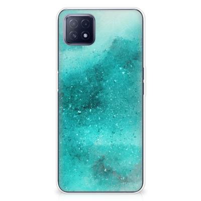 Hoesje maken OPPO A53 5G | OPPO A73 5G Painting Blue Hoesje maken OPPO A53 5G | OPPO A73 5G Painting Blue